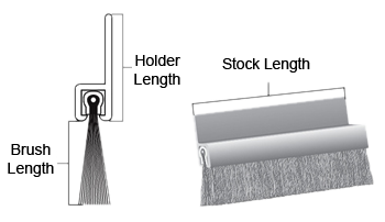 Double Door Seal Kit 8 Foot Brush Weatherseal